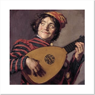 Frans Hals: The Lute Player, 1623 Posters and Art